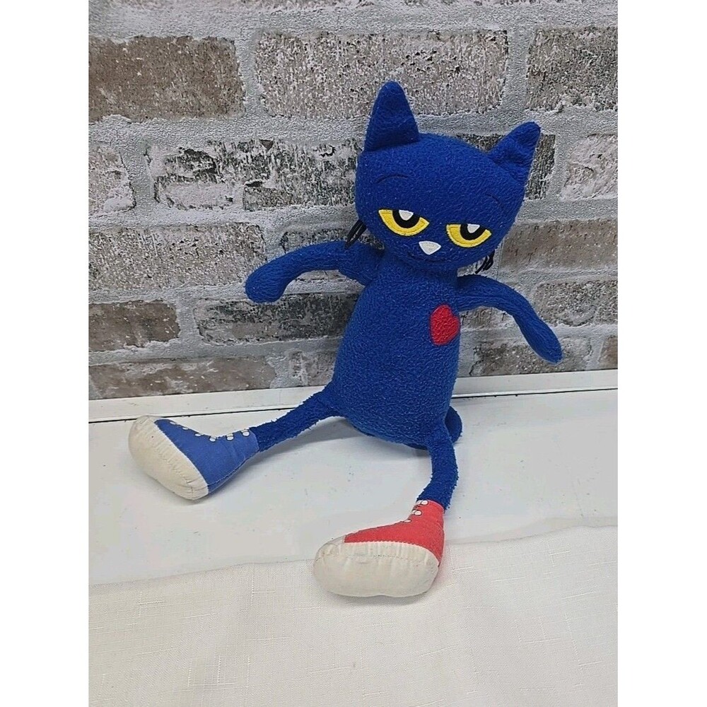 Vintage Pete The Cat  Plush Doll Blue Stuffed Animal Soft Toy **READ**
